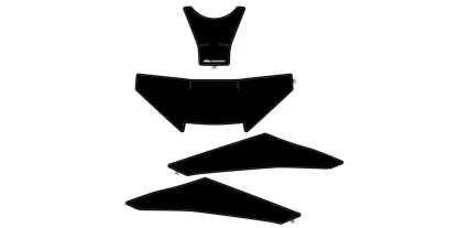 KIT DE ADHESIVOS DE PROTECCIÓN DEL DEPÓSITO DE GASOLINA - A62407960000