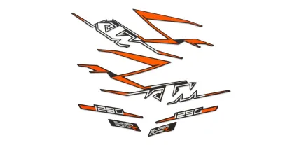 KIT DE GRÁFICOS CARBON - 61708998000