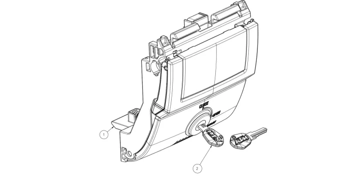 CILINDRO DE CIERRE INCL. LLAVE - 62012927010