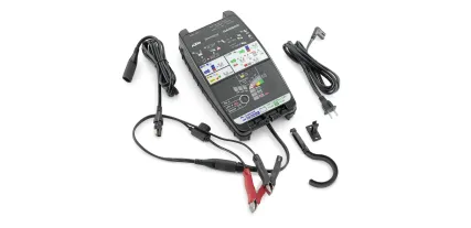CARGADOR DE BATERÍAS CON TESTER - A61029974144
