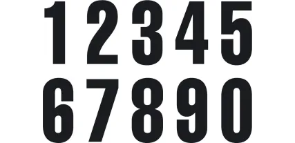 NÚMEROS PARA DORSAL - 3222