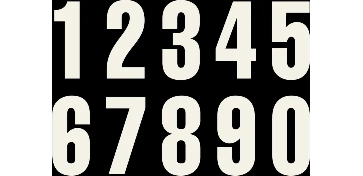 NÚMEROS PARA DORSAL - 3221