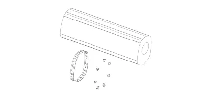 KIT DE MATERIAL INSONORIZANTE DEL SILENCIADOR - 61305950110