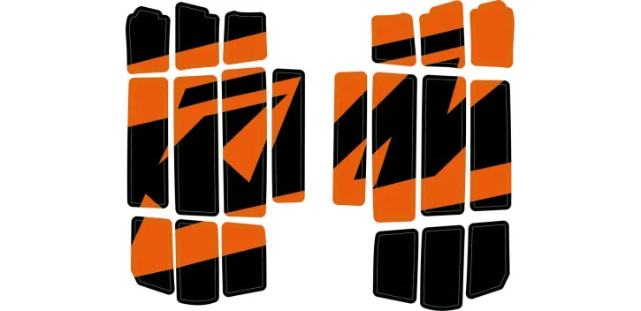 KIT DE ADHESIVOS DE REJILLA DE PROTECTION DE RADIADOR - A46035999000