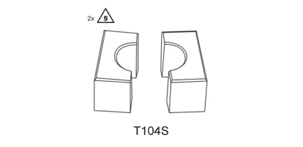 ZAPATAS DE SUJECIÓN - T104S