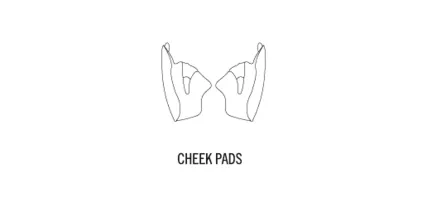 CHEEK PADS ST 501 - 3PW2000312