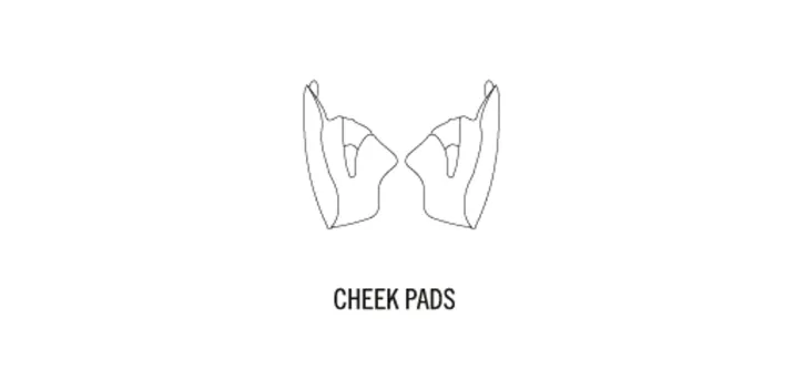 CHEEK PADS ST 501 - 3PW2000312