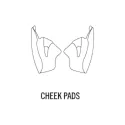 CHEEK PADS ST 501 - 3PW2000312