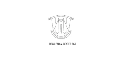 X-SPIRIT III CENTER PAD - 3PW1819400