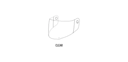 X-SPIRIT III CWR-F VISOR CLEAR - 3PW181940001