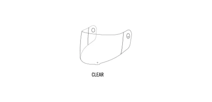 X-SPIRIT III CWR-F VISOR CLEAR - 3PW181940001