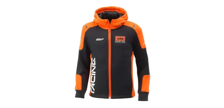 SUDADERA CON CAPUCHA Y CREMALLERA KTM RACING TEAM NIÑOS - 3PW2400054