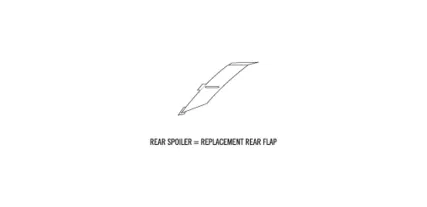 X-SPIRIT III REAR SPOILER - 3PW181940007