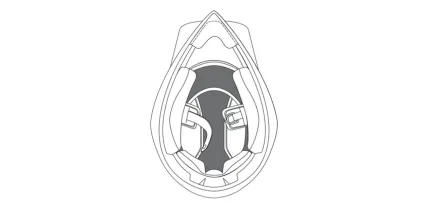 ACOLCHADO CORONA CASCO AX9 - 3PW2400545