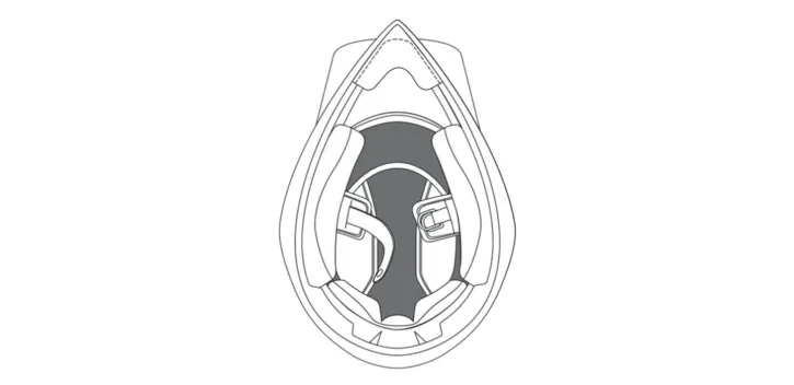 ACOLCHADO CORONA CASCO AX9 - 3PW2400545