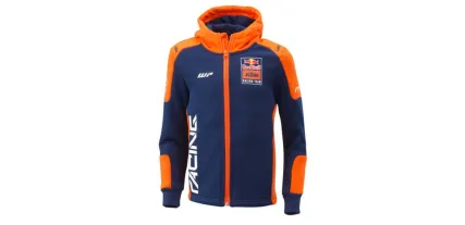 SUDADERA CON CAPUCHA Y CREMALLERA REPLICA TEAM NIÑOS - 3RB2400071