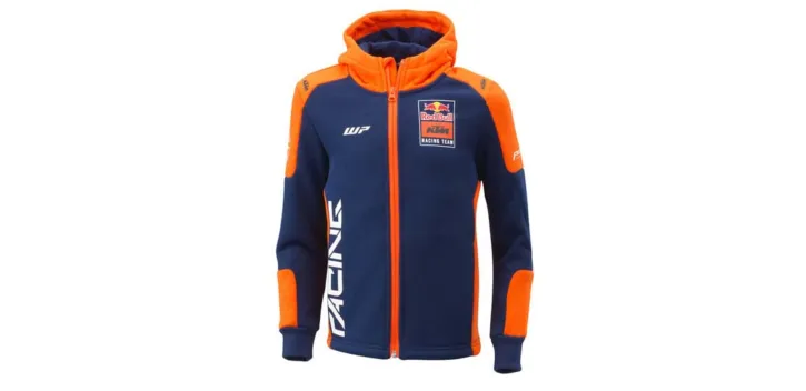 SUDADERA CON CAPUCHA Y CREMALLERA REPLICA TEAM NIÑOS - 3RB2400071