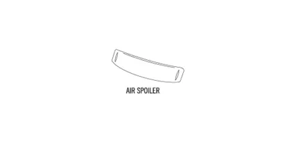 X-SPIRIT III LOWER AIRSPOILER - 3PW181940006
