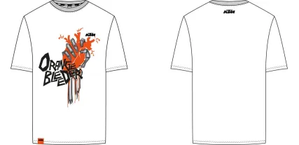 ORANGE BLEEDER T-SHIRT - 3PW2600137