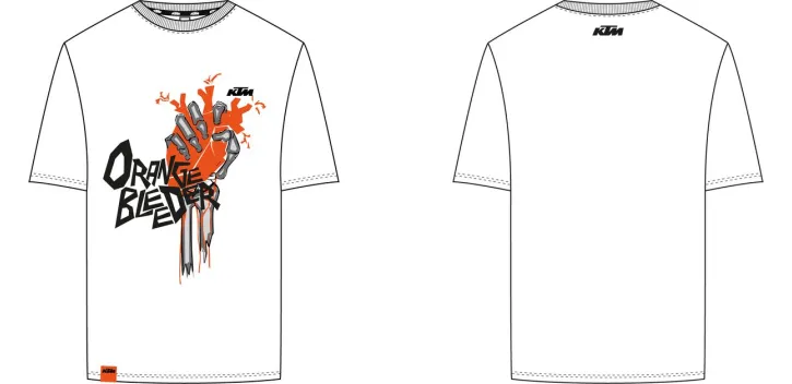 ORANGE BLEEDER T-SHIRT - 3PW2600137