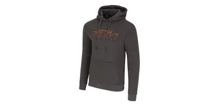 SUDADERA CON CAPUCHA ESSENTIAL GRIS OSCURO - 3PW2500171