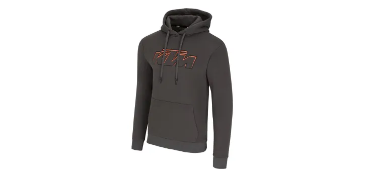 SUDADERA CON CAPUCHA ESSENTIAL GRIS OSCURO - 3PW2500171