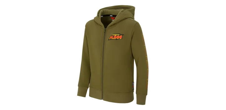 SUDADERA CON CAPUCHA Y CREMALLERA RACING NIÑOS - 3PW2500181