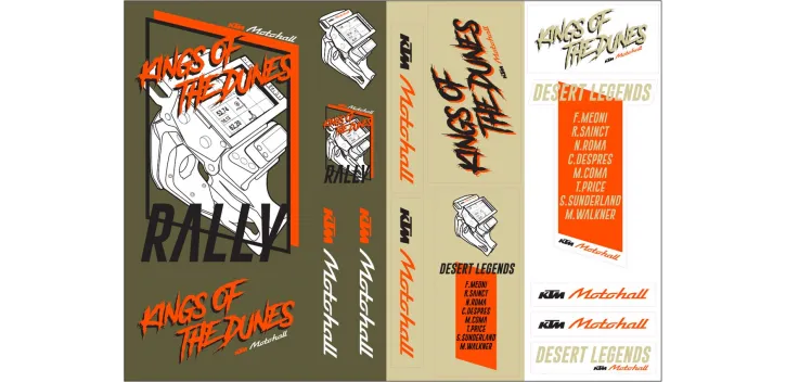 SPECIAL EDITION DESERT STICKER SHEET - 3MH230040000