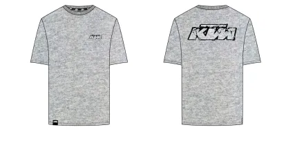 LOGO T-SHIRT LIGHT GREY MELANGE - 3PW2600144