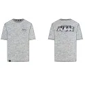 LOGO T-SHIRT LIGHT GREY MELANGE - 3PW2600144