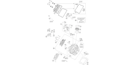 KTM Valve Cover Gasket Kit – Ref. 61736099000