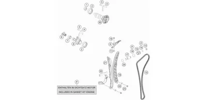 Junta Tórica 22.00x2.00 NBR70 KTM/Husqvarna | 0770220020