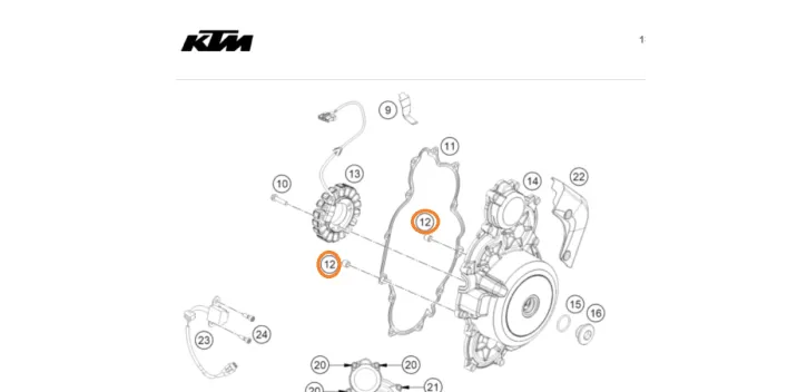 TORNILLO CALIBRADOR KTM 9,8 X 7 X 10