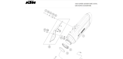 Manifold gasket BY KTM 1290 / 1390 SUPERADVENTURE