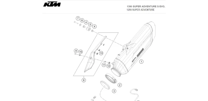Manifold gasket BY KTM 1290 / 1390 SUPERADVENTURE