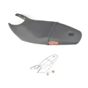 KTM BLACK SEAT W/ ORANGE LOGO 6100704000047