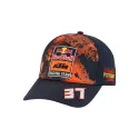 RB KTM KTM PEDRO ACOSTA GRAPHIC CURVED CAP - 3RB250048800