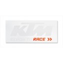 VAN STICKER BLACK/WHITE KTM