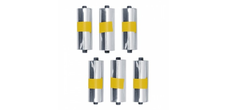 RACING GOGGLES ROLL-OFF REFILL 50 MM (6 PCS)