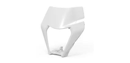 Máscara de faro KTM blanco cerámico EXC/XC - 79708001000AB
