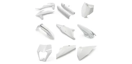 KIT PLÁSTICOS BLANCOS SX 16-18/EXC 17-19