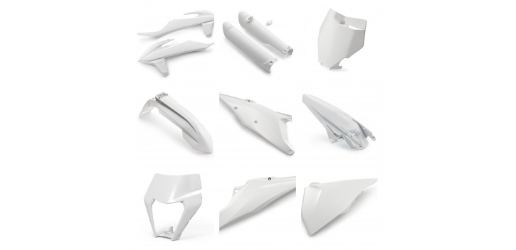 WHITE PLASTIC KIT SX 16-18/EXC 17-19
