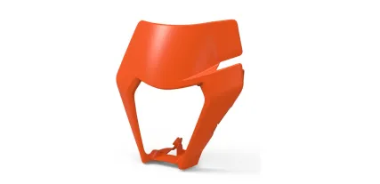 Plástico de la máscara de faro blanco SX 19-20/EXC 20