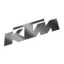 ADHESIVO "KTM" BLANCO