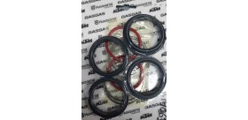 Original WP 48mm fork seal ring Kit in red