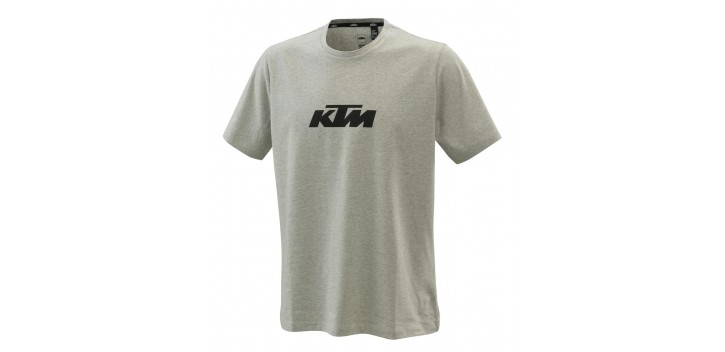 KTM PURE LOGO TEE GREY