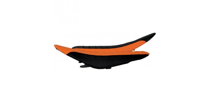 FUNDA ASIENTO NARANJA/NEGRA