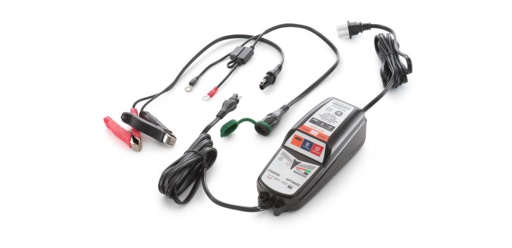 A54029974000 CARGADOR MANTENEDOR DE BATERÍAS CON TESTER KTM