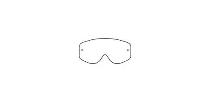 RACING GOGGLES SINGLE LENS (CLEAR)