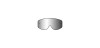 KTM RACING GOGGLES SINGLE LENS (SILVER MIRROR)